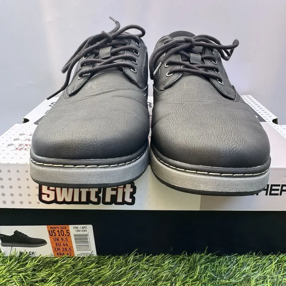 Skechers Hands Free Swift Fit Men’s 10.5 Black Waterproof Casual Sneakers